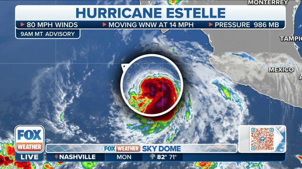 Rough seas and high swells are impacting Mexico, including the Baja California peninsula from Hurricane Estelle. 