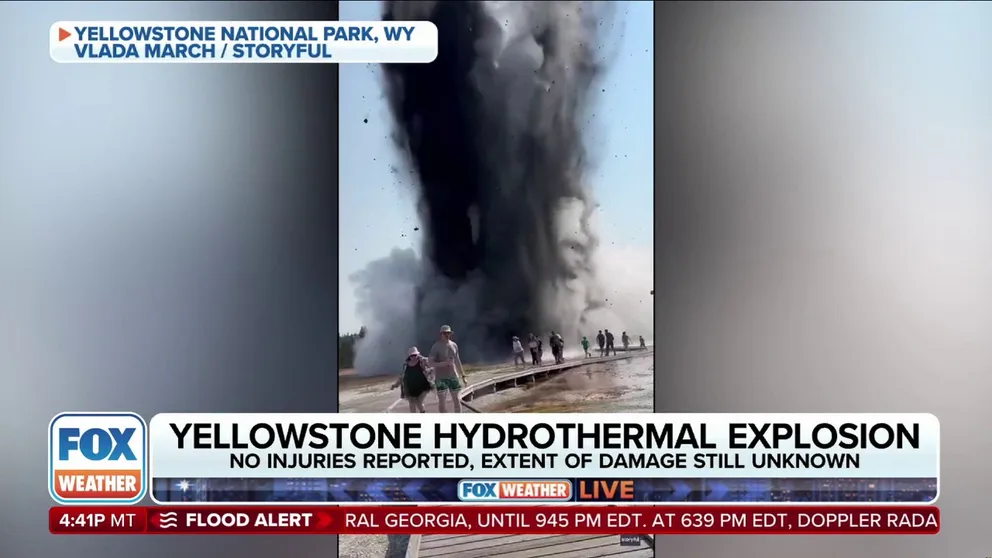 A hydrothermal explosion inside Yellowstone National Park sent rocks and debris flying. U.S. Geological Survey Geophysicist Michael Poland joins FOX Weather to talk about the explosion and how it happened. (Video from July 2024)