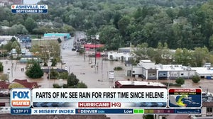 Western North Carolina sees rain for first time since Helene