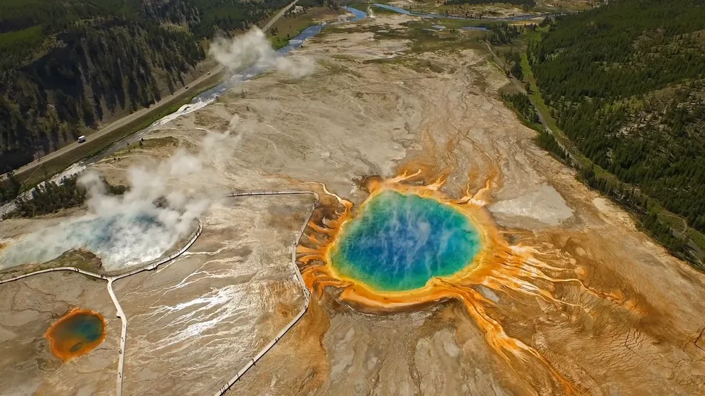 A look at the United States' first National Park: Yellowstone.