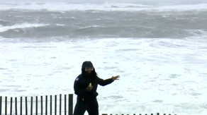 North Carolina coast pounded by wind, waves ahead of Tropical Storm Ophelia's arrival